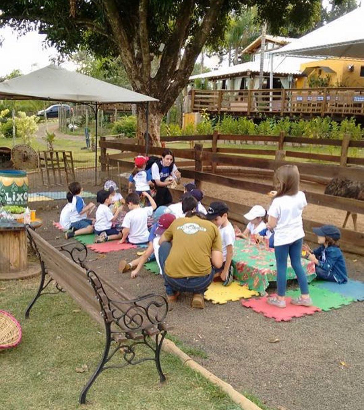registros da visitação em fotos